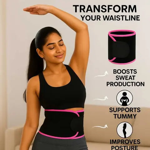 BurnFlex™ Sweat Waist Belt