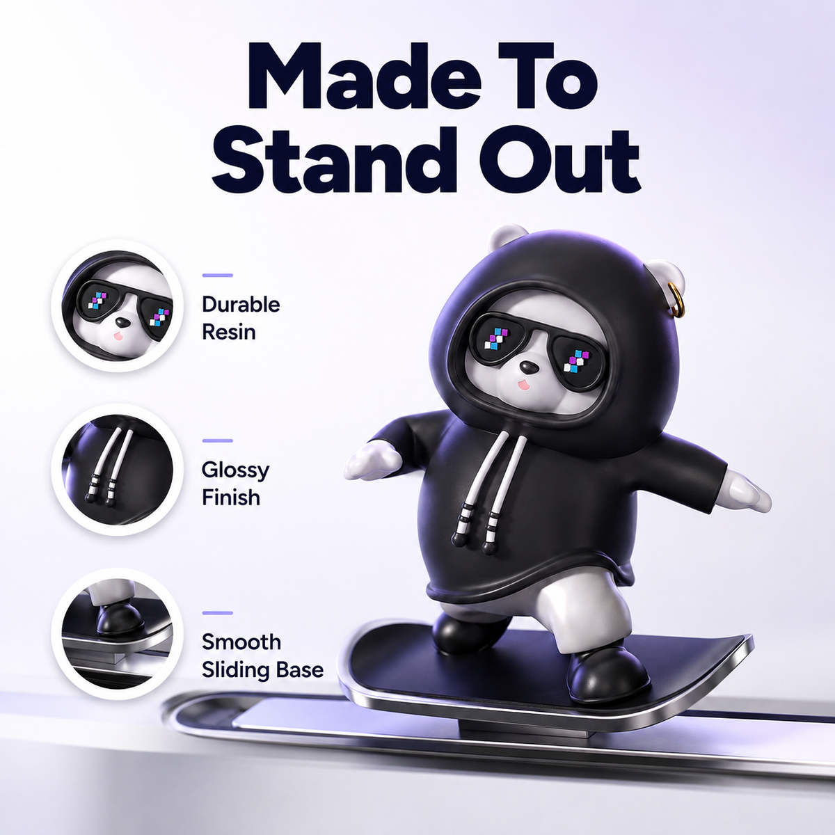 SlidePanda™ Moving Dashboard Toy