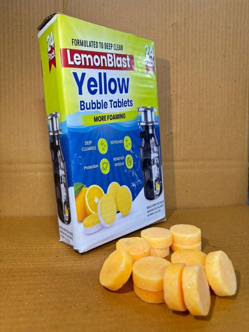 LEMONWAVE Clean™ - Yellow Bubble Tablets (24pc)